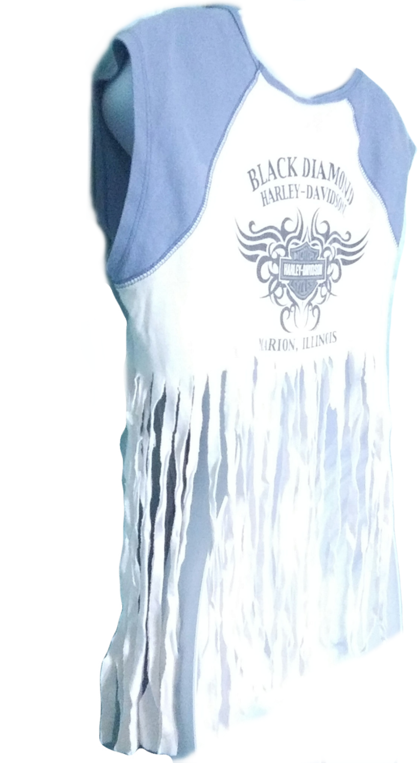 Thumbnail: Womens L On a Ride Fringe Shirt