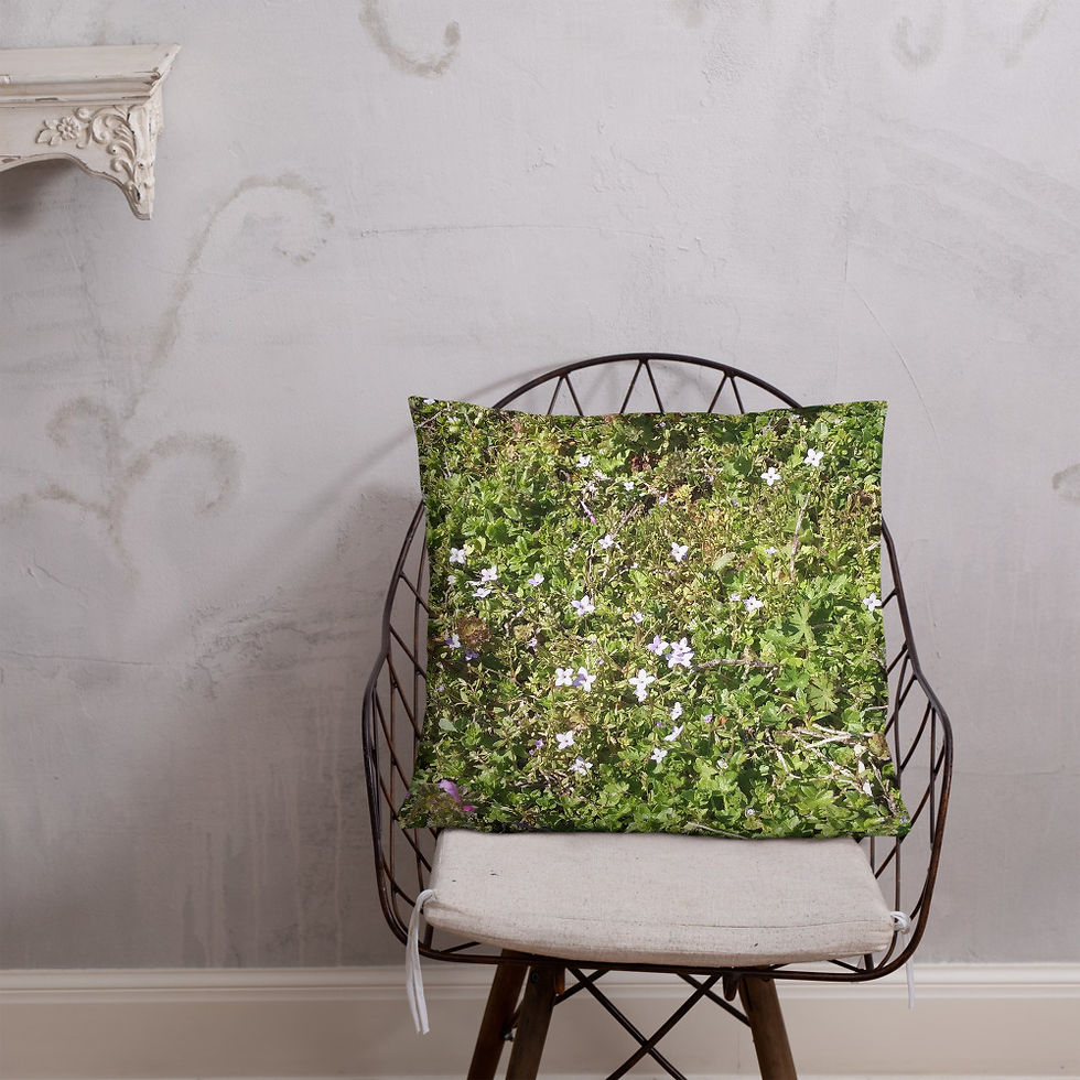 Thumbnail: Lilac Flowers Throw Pillow