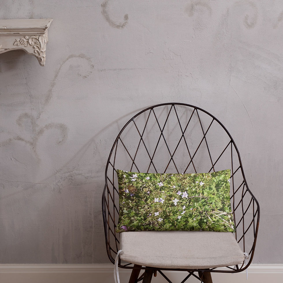 Thumbnail: Lilac Flowers Throw Pillow