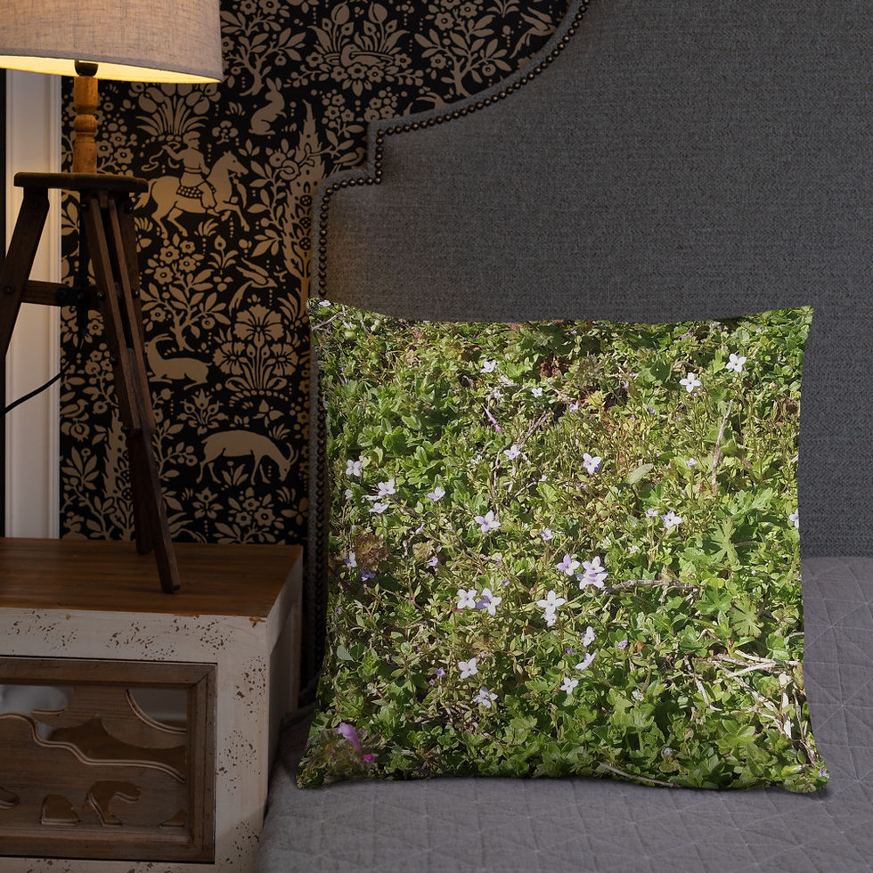Thumbnail: Lilac Flowers Throw Pillow