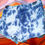Thumbnail: Womens 3/4 tie dye jean shorts