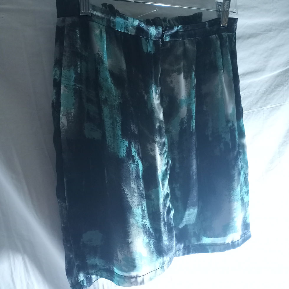 Thumbnail: Womens L Color Splash Skirt