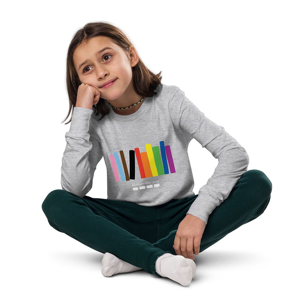 Thumbnail: Rainbow Books Youth long sleeve tee