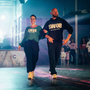 Olivier et Virgine au Swob pour des cours de west coast swing