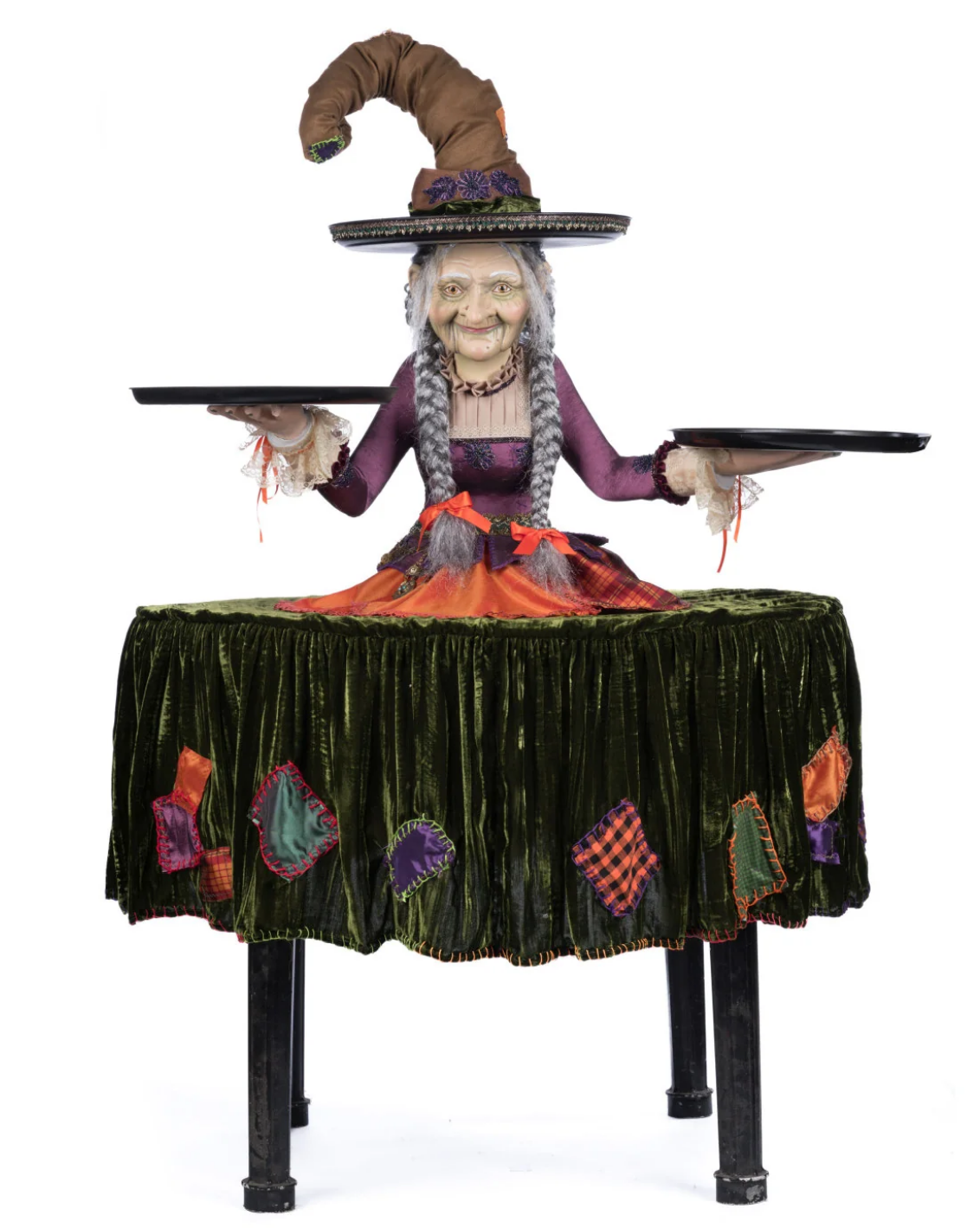 Katherine's Collection Gertrude Grimoir Witch Cupcake Server