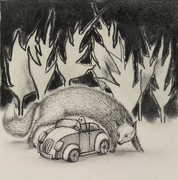 Finelinerzeichnung auf Papier 2025