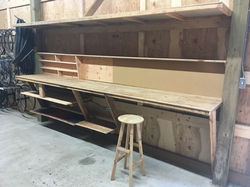 Workshop Bench and Stool