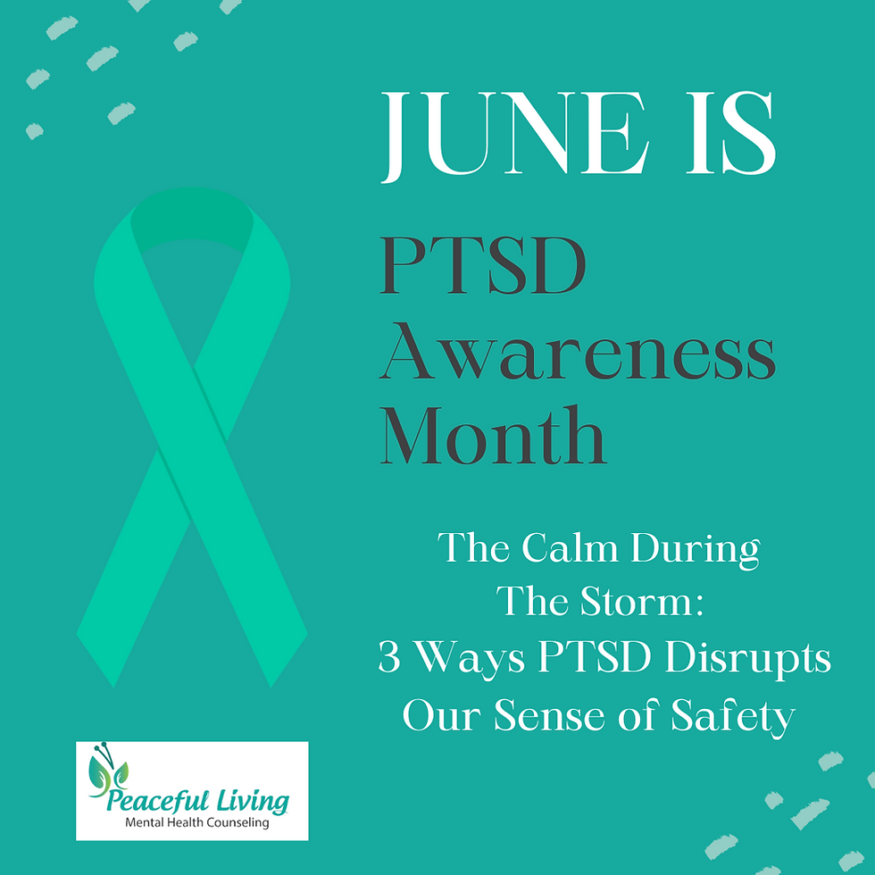 PTSD awareness month, PTSD therapy, trauma therapy, trauma counseling