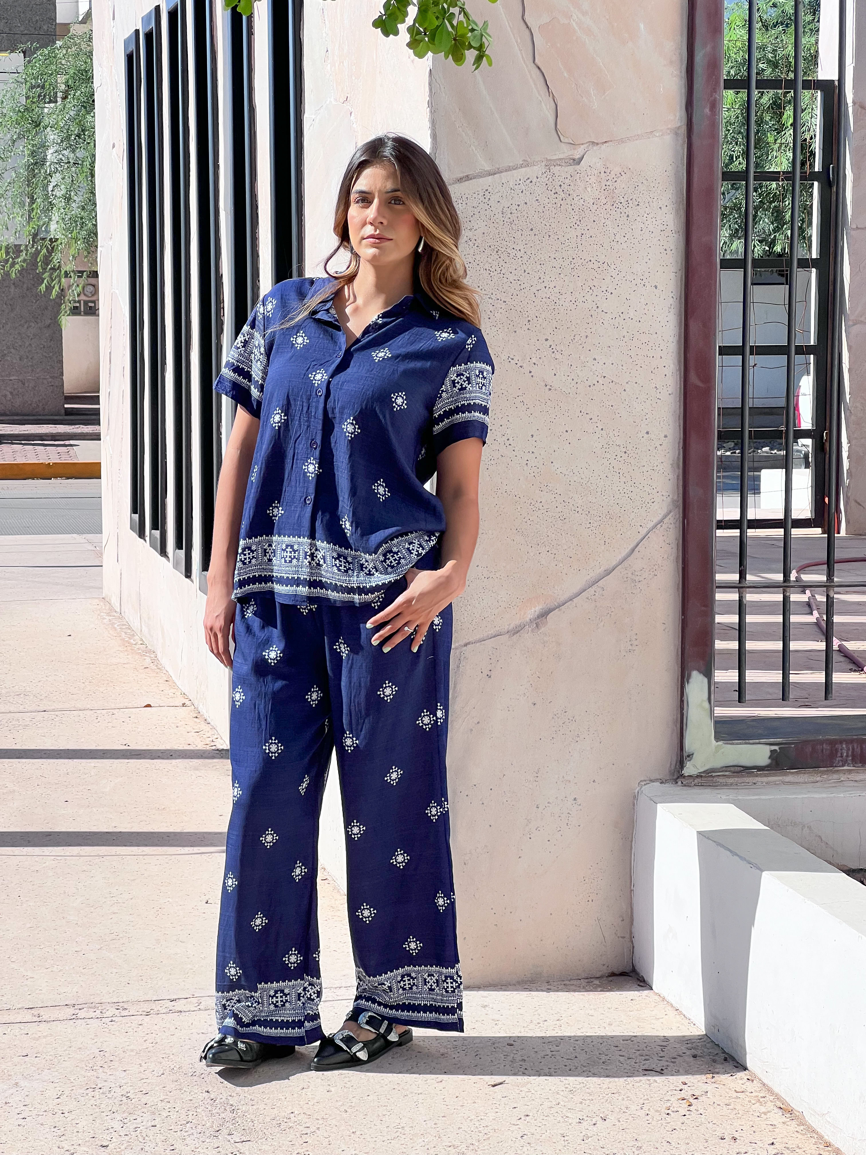 Conjunto azul marino