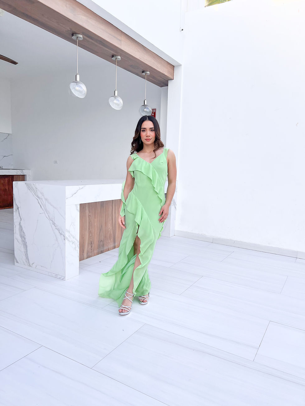 Miniatura: Vestido pistacho