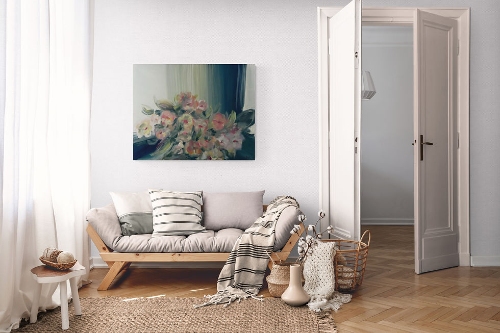 Miniature : Magie des fleurs   100X80 cm