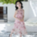 Thumbnail: Girls' Bohemian Summer Dress - Floral Beach Maxi Dress