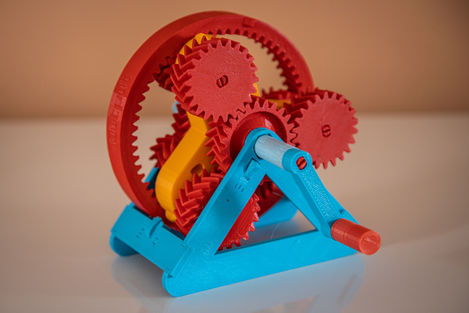 3D štampa makete menjača, zupčanici