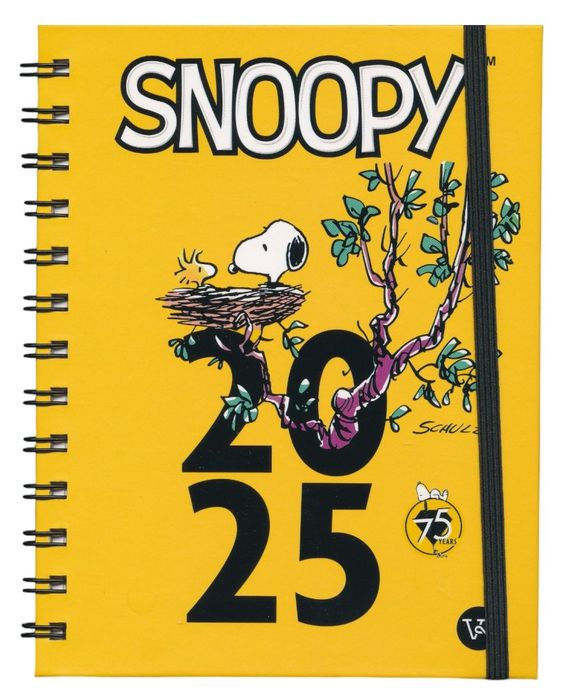 Agenda Snoopy 2025, 75 Years