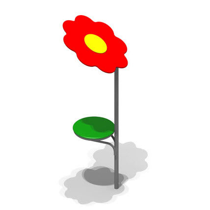 Козырек со столиком "Цветочек"