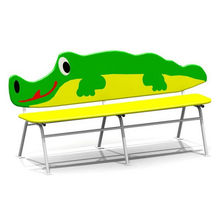 Скамейка гусеница