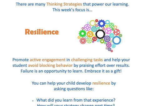 This week's focus: Resilience