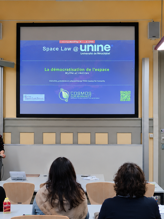 Cours à l'Université de Neuchâtel, Suisse
