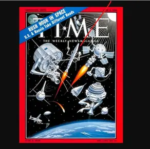 Houston, we got an empty water bottle floating in space.