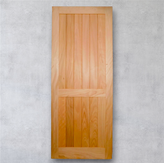 Puerta Machimbrada horizontal Cedro ciega. Opciones Doble/Puerta y Media.