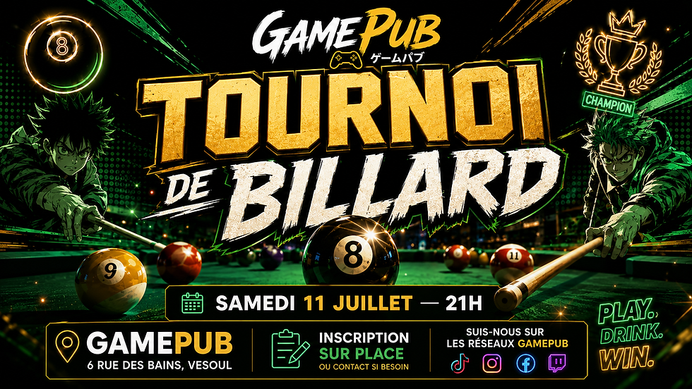 Tournois de Billard
