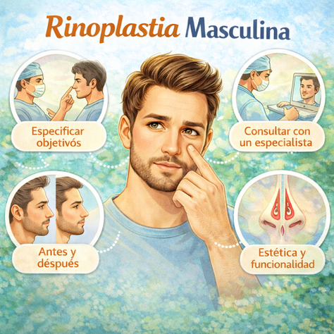 Rinoplastia masculina en Lima: cómo lograr una nariz natural y mantener rasgos masculinos