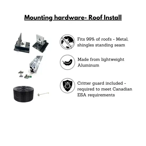 Thumbnail: Growatt 10kw Grid Tied Kit - All-Black Or Bi-facial Solar Panels | String Invert