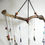 Thumbnail: Found Antler, Feather and Vintage Bead Mobile with Elemental Energy for altars a