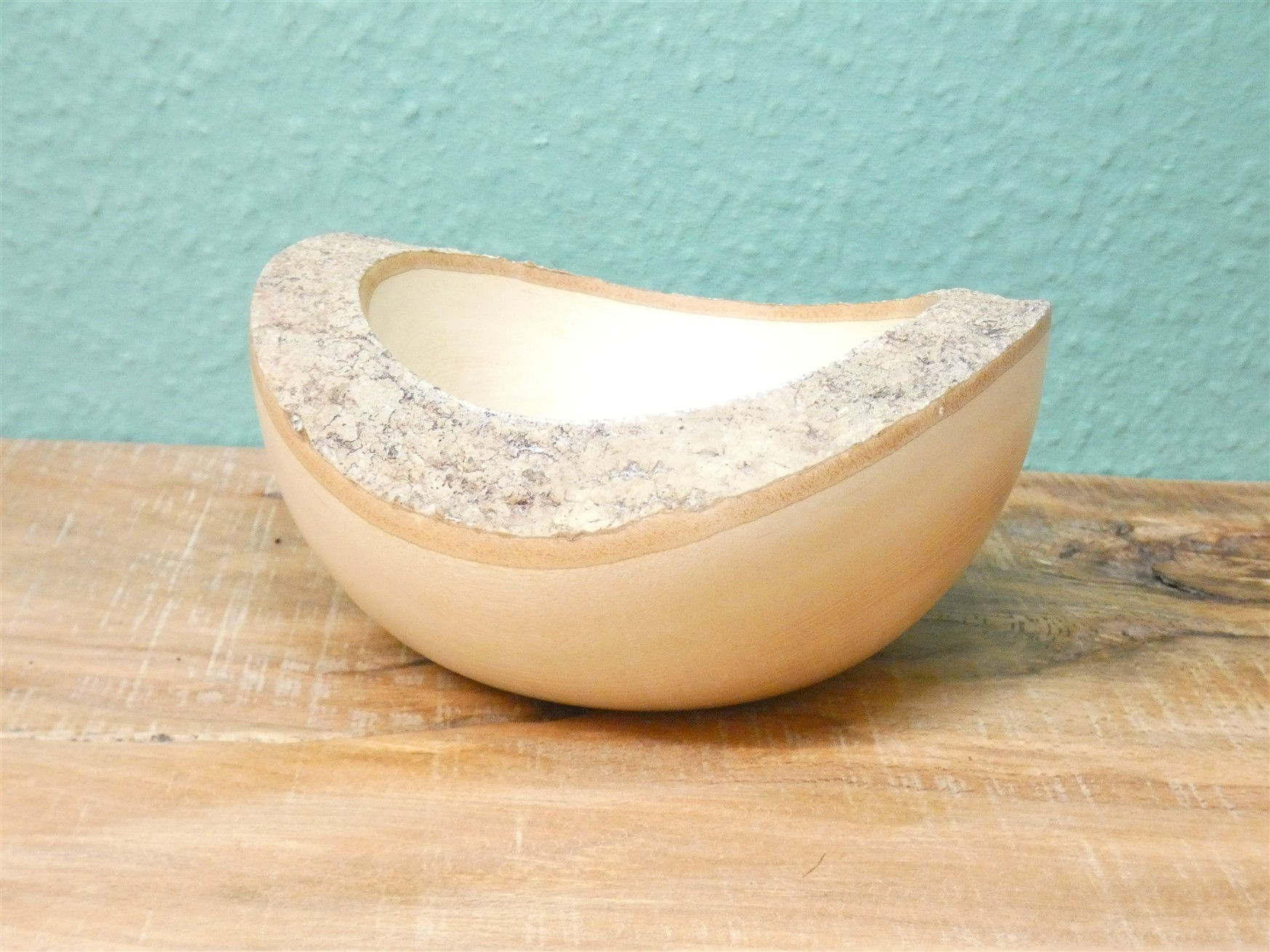Natural edge Ash wood bowl