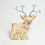 Thumbnail: Wooden Reindeer crafted from English Sycamore Wood - Pagan, Wicca, Rituals and A