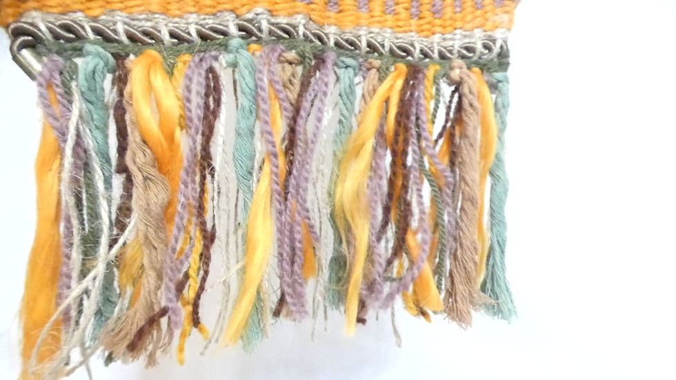 Thumbnail: Hand Woven Altar Decoration Wall Hanging with Forest Energy and Vibes