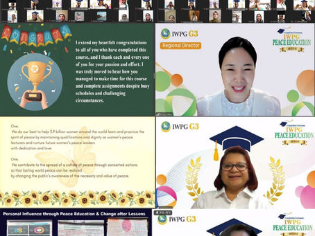IWPG GLOBAL REGION 3 CELEBRATES WOMEN’S PEACE EDUCATION GRADUATES IN FOUR NATIONS