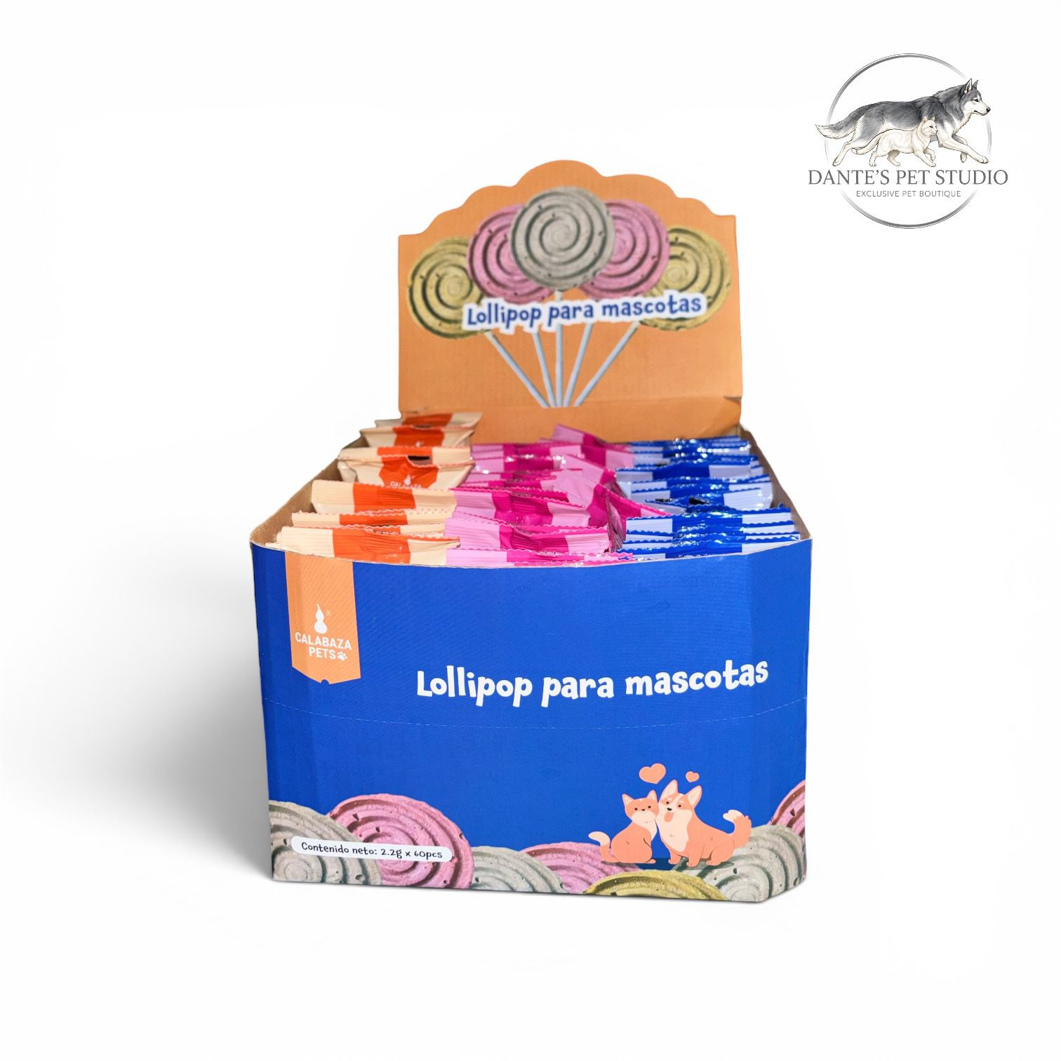 Caja de lollipop