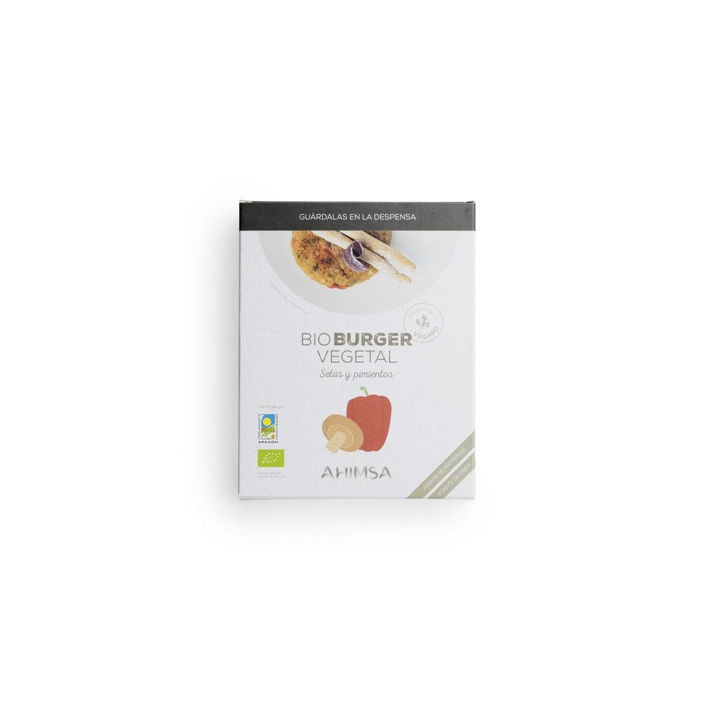 Hamburguesa de Setas y Pimientos. 160gr 2 unidades
