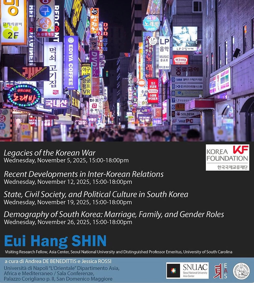 Legacies of the Korean War - seminario 