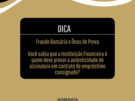 Perícias: Autenticidade em Assinatura de Empréstimo Consignado, Quem deve arcar?