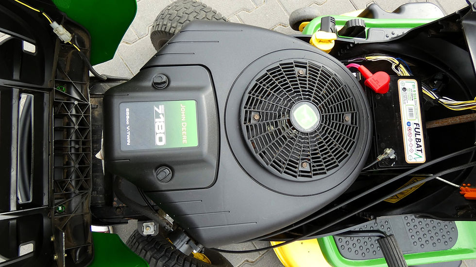 Miniatura: Traktorek kosiarka John Deere X155R B&S 2 Cylindry (180601.5)