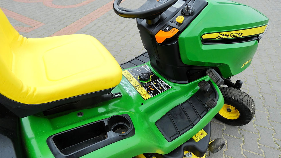 Miniatura: Traktorek kosiarka JOHN DEERE X350R Kawasaki 2 Cylindry (150502.6)