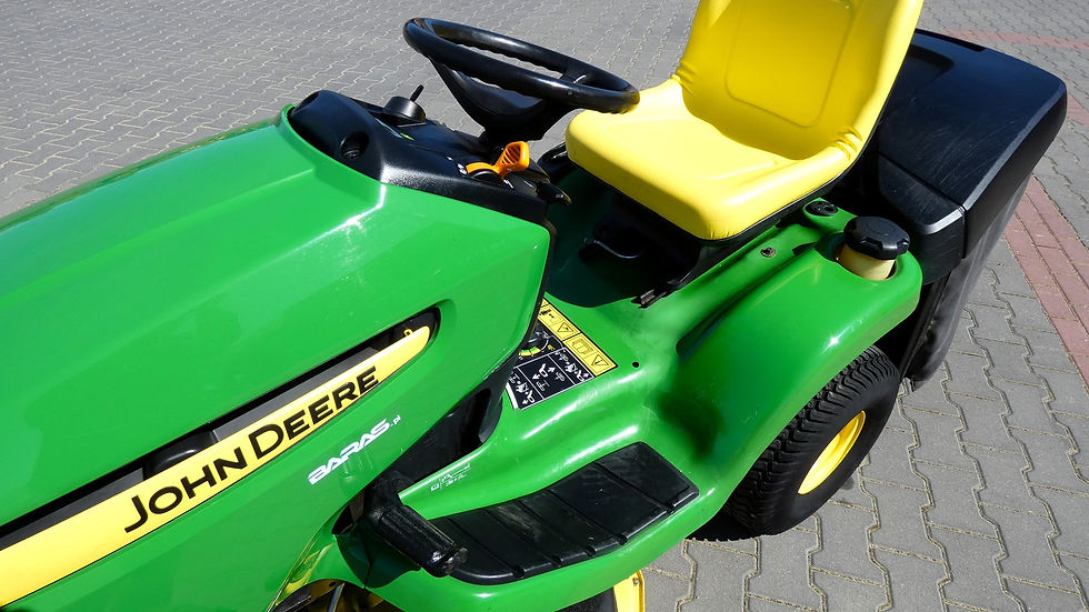 Miniatura: Traktorek kosiarka JOHN DEERE X300R Kawasaki 2 Cylindry (210404.6)