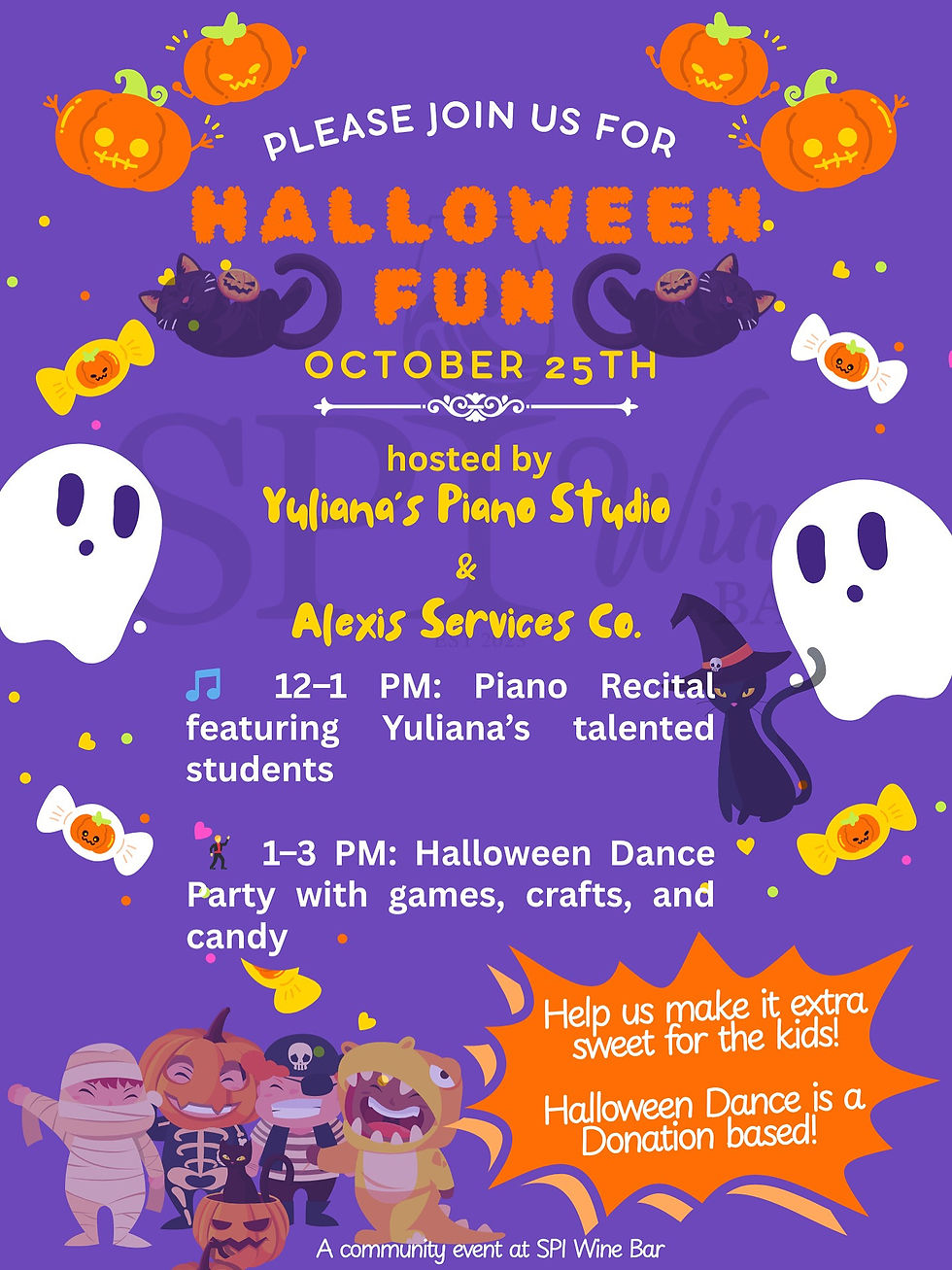 Halloween Fun at SPI Wine Bar!