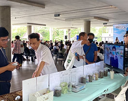 Participated in the exhibition for World Clean Air Day, held at Suan Mokkh, Bangkok