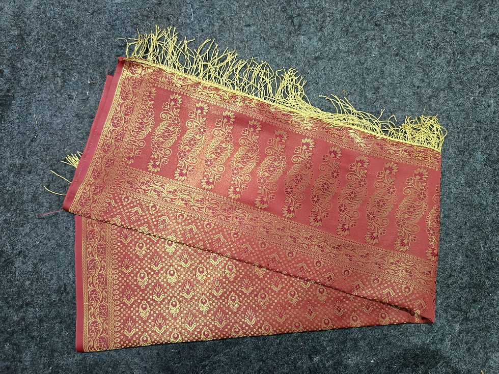 Thumbnail: Zari Brocade Dupatta - Assorted Colours and Designs