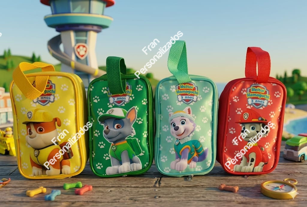 Estojo Personalizada Patrulha Canina