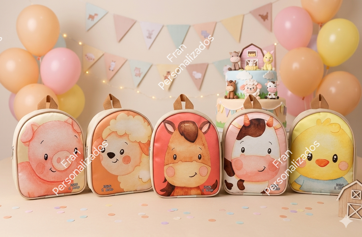Mochila Personalizadas Fazendinha