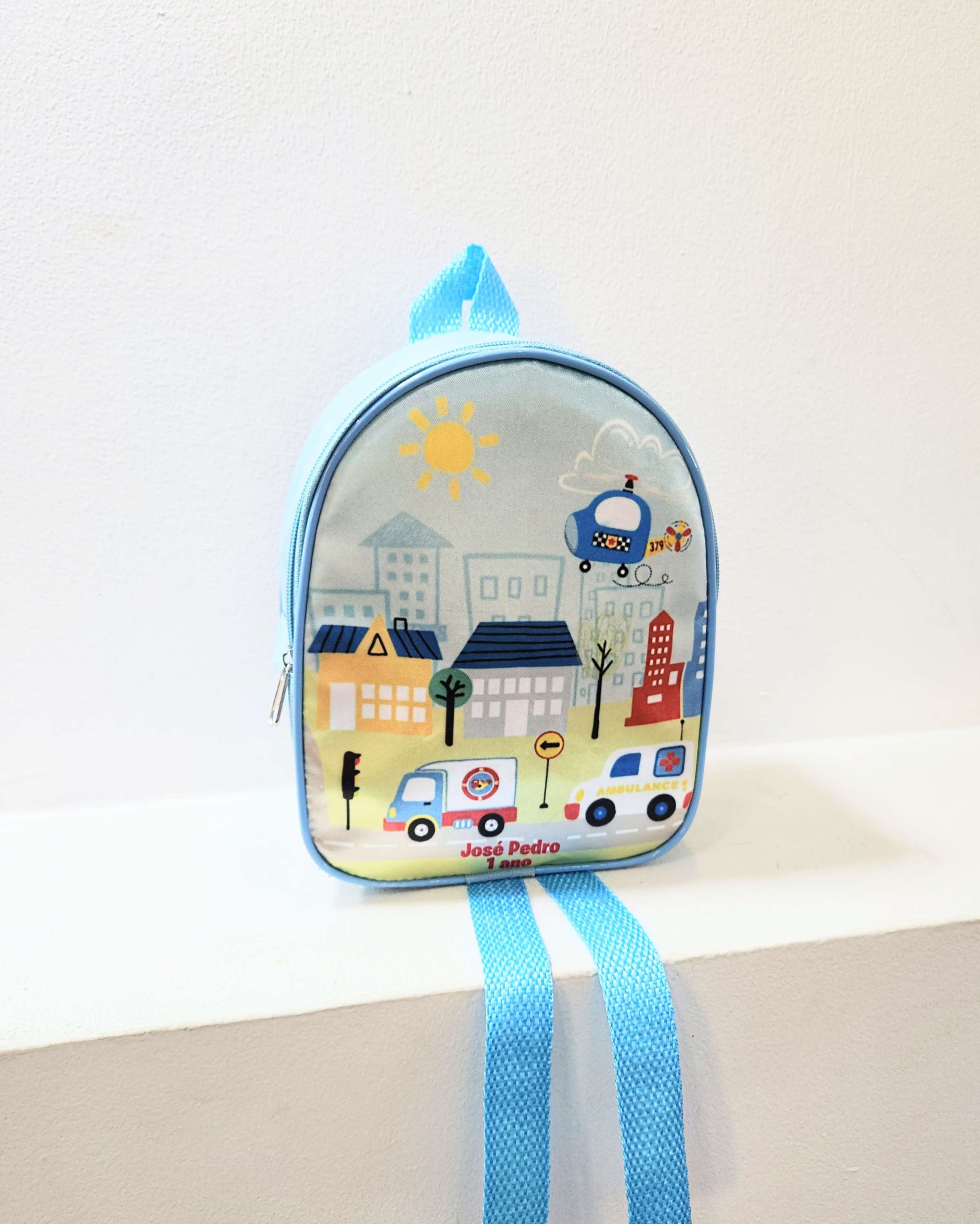 Mochila Personalizada Socorro Médico Ambulância Bombeiros e Helicóptero Socorro