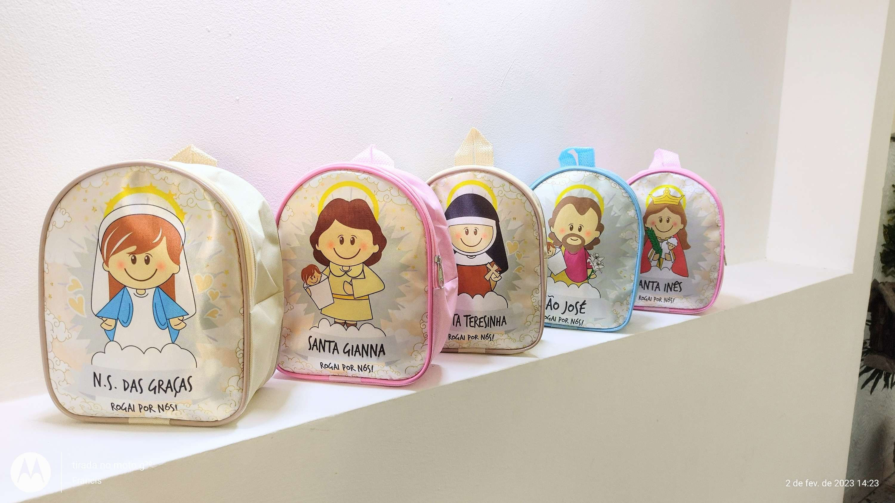 Mochila Personalizada Religioso