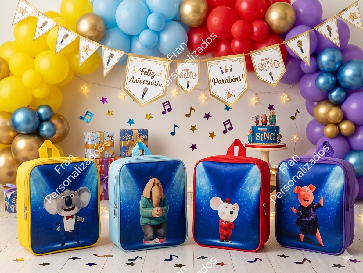 Mochila Personalizada Sing 2