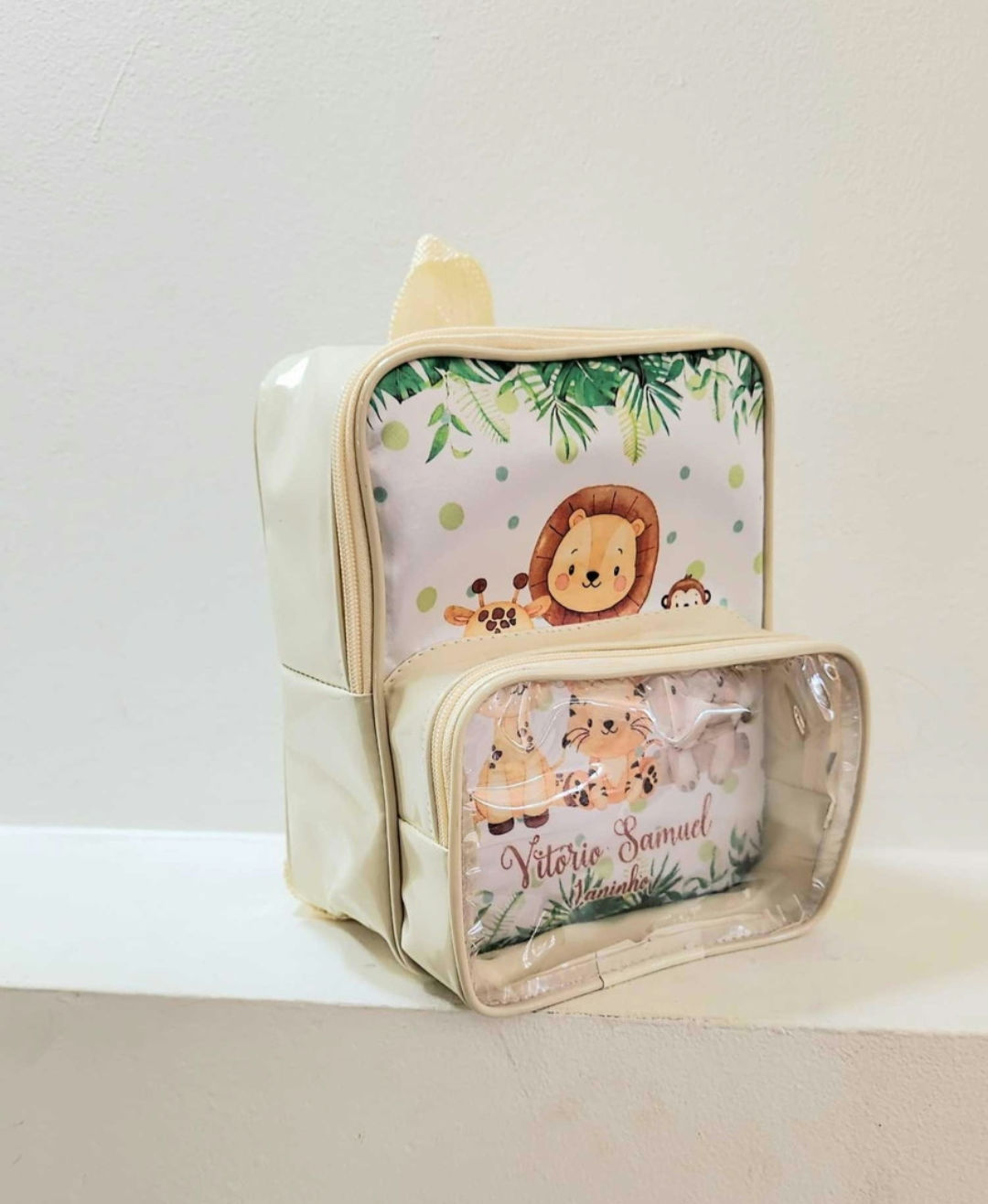 Mochila Personalizada Safari Jipe em Verniz