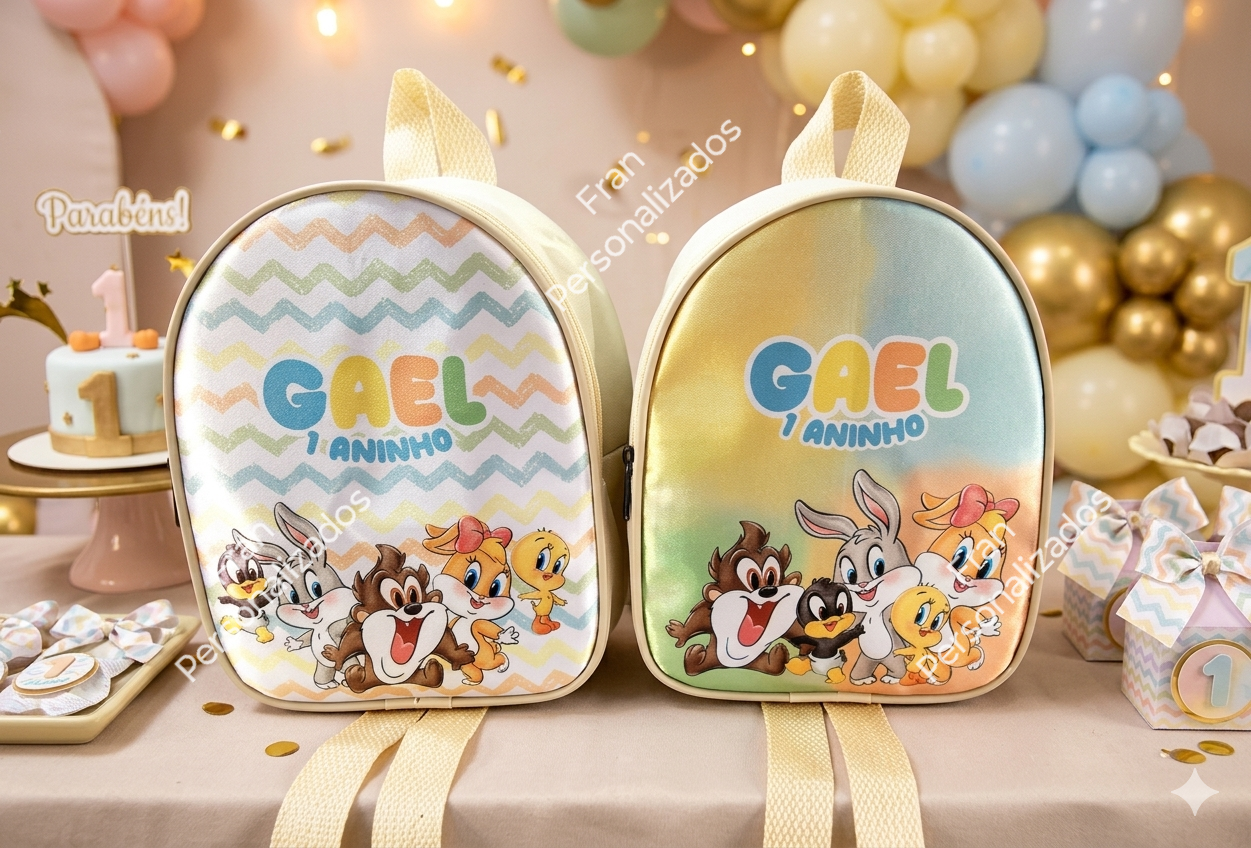 Mochila Personalizada Baby Looney Tunes