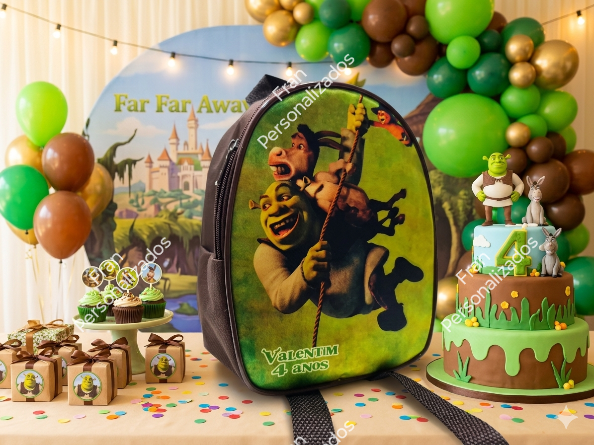 Mochila Personalizada Sherek